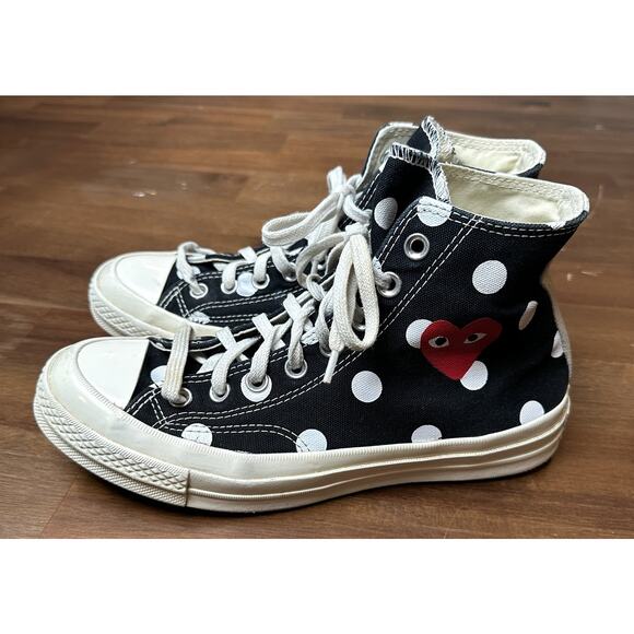 Converse Chuck Taylor All Star Shoe Mens 7 W 9 Polka Dot Comme des Garçons PLAY main image 5